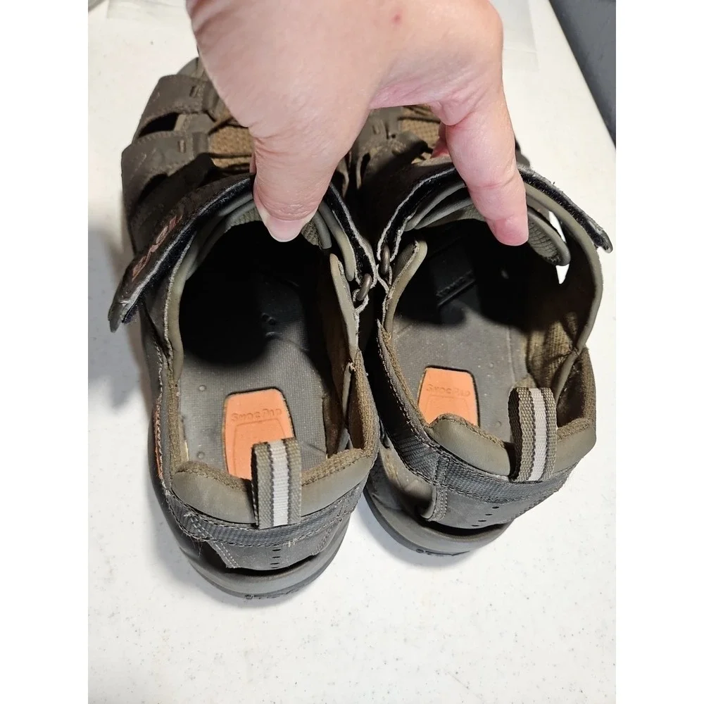 TEVA Dozer Sandals Mens 11 Brown Adjustable Hiking Fishing Closed Toe Sandal(S59